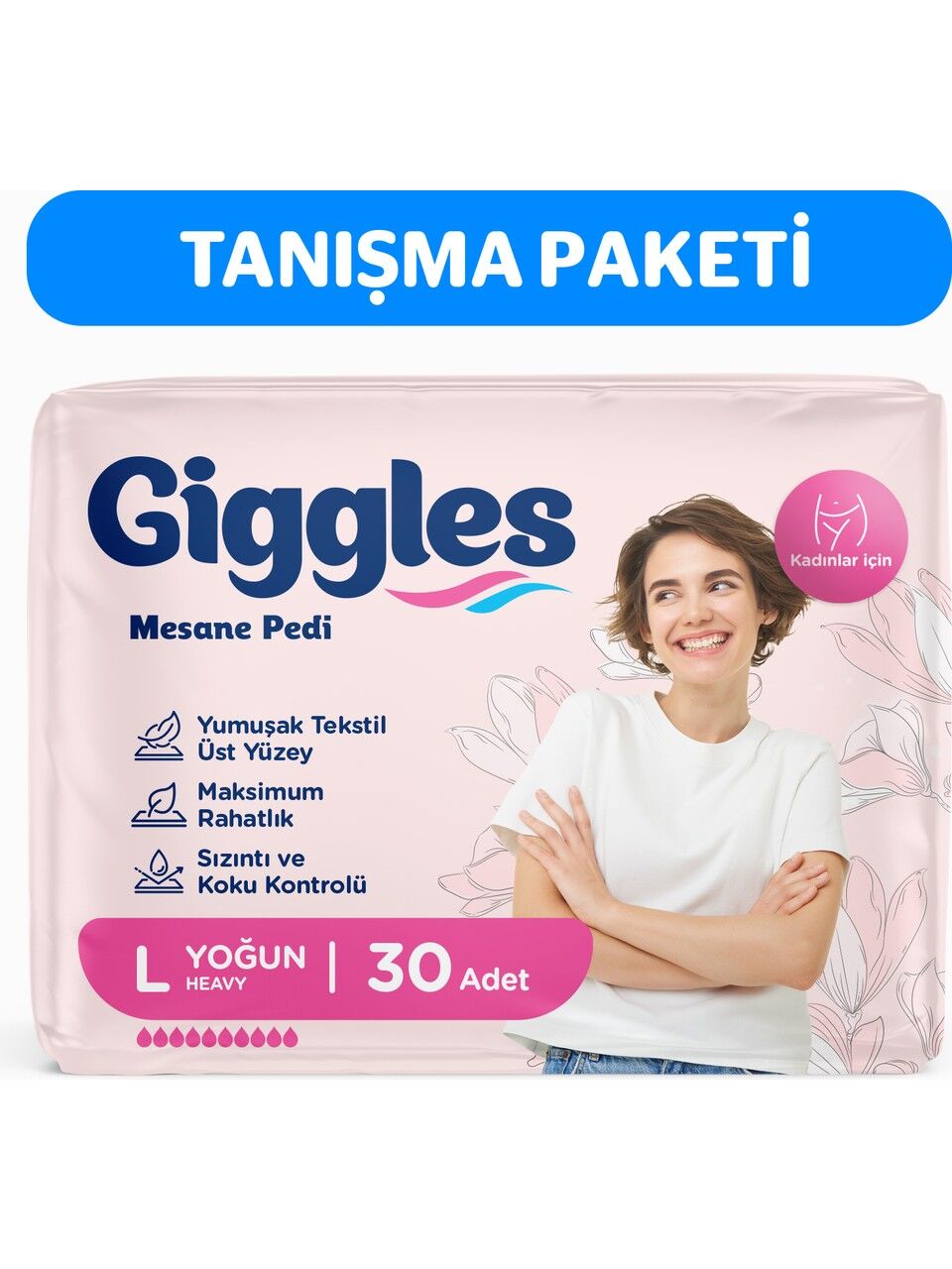Giggles Kadın Mesane Pedi Large (Yoğun) 30 Adet