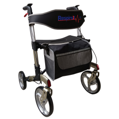 Respirox RR-04 Katlanabilir Lüx Alüminyum Rolatör Gri