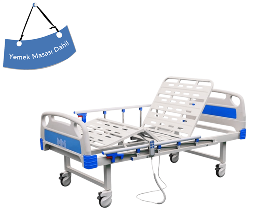 Respirox RYATM2 İki Motorlu 150KG Kapasiteli Tabanca Korkuluklu Hasta Yatağı