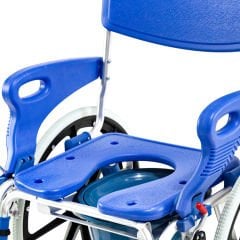 Römer R403 Mavi Büyük Tekerlekli Banyo Tuvalet Sandalyesi