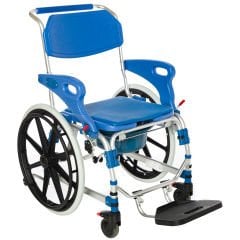 Römer R403 Mavi Büyük Tekerlekli Banyo Tuvalet Sandalyesi