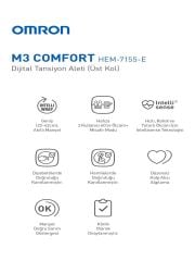 Omron M3 Comfort Üst Koldan Ölçer Dijital Tansiyon Aleti