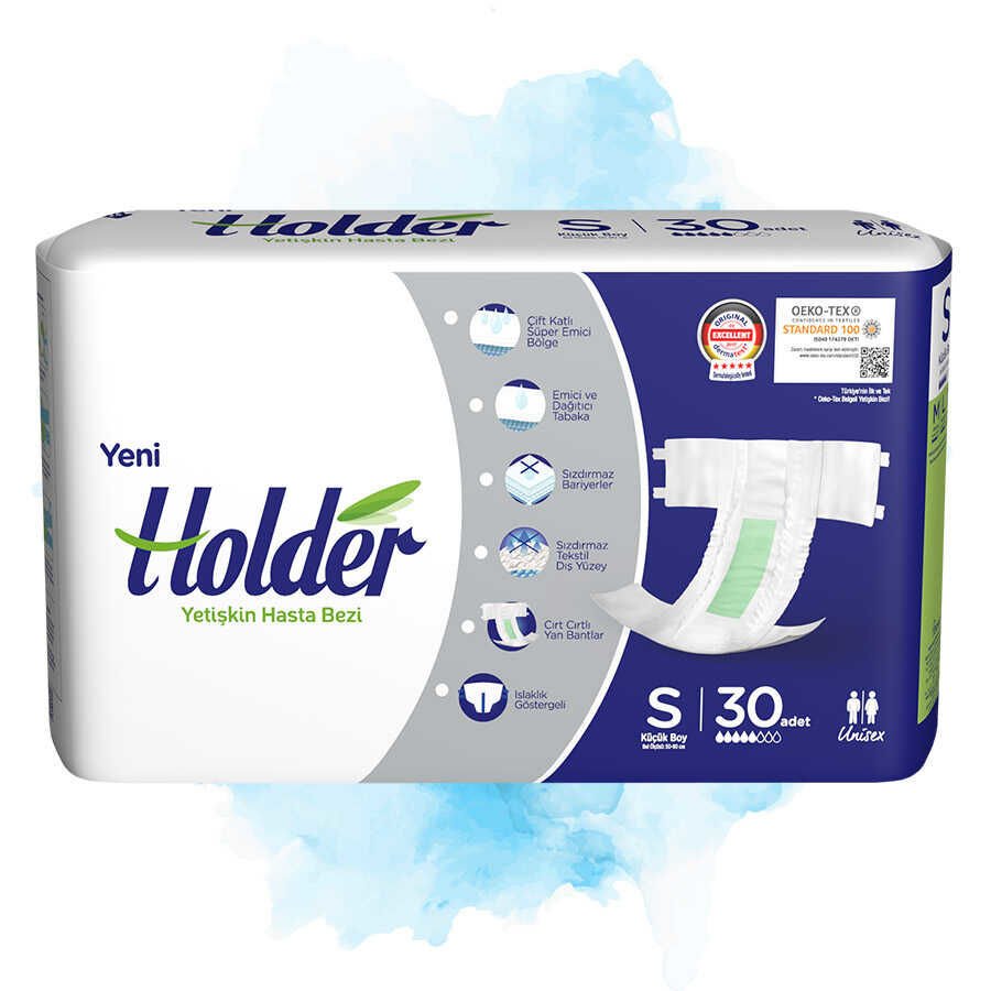 Holder Small Yetişkin Hasta Bezi - 30 Adet