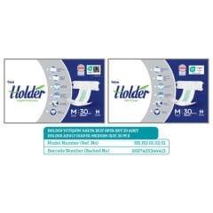 Holder Medium Yetişkin Hasta Bezi - 30 Adet