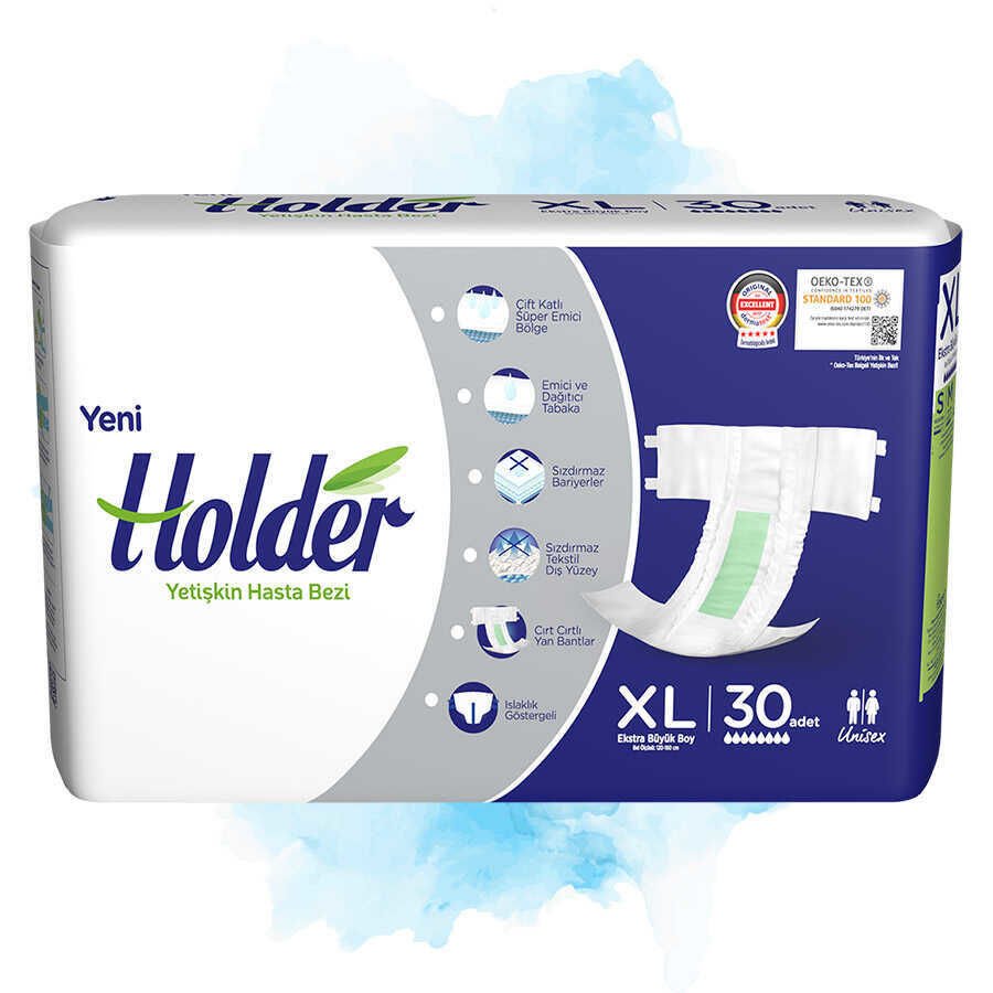 Holder XLarge Yetişkin Hasta Bezi - 30 Adet