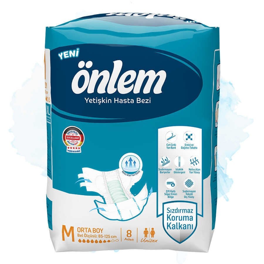Önlem Yetişkin Hasta Bezi Medium 8 Adet