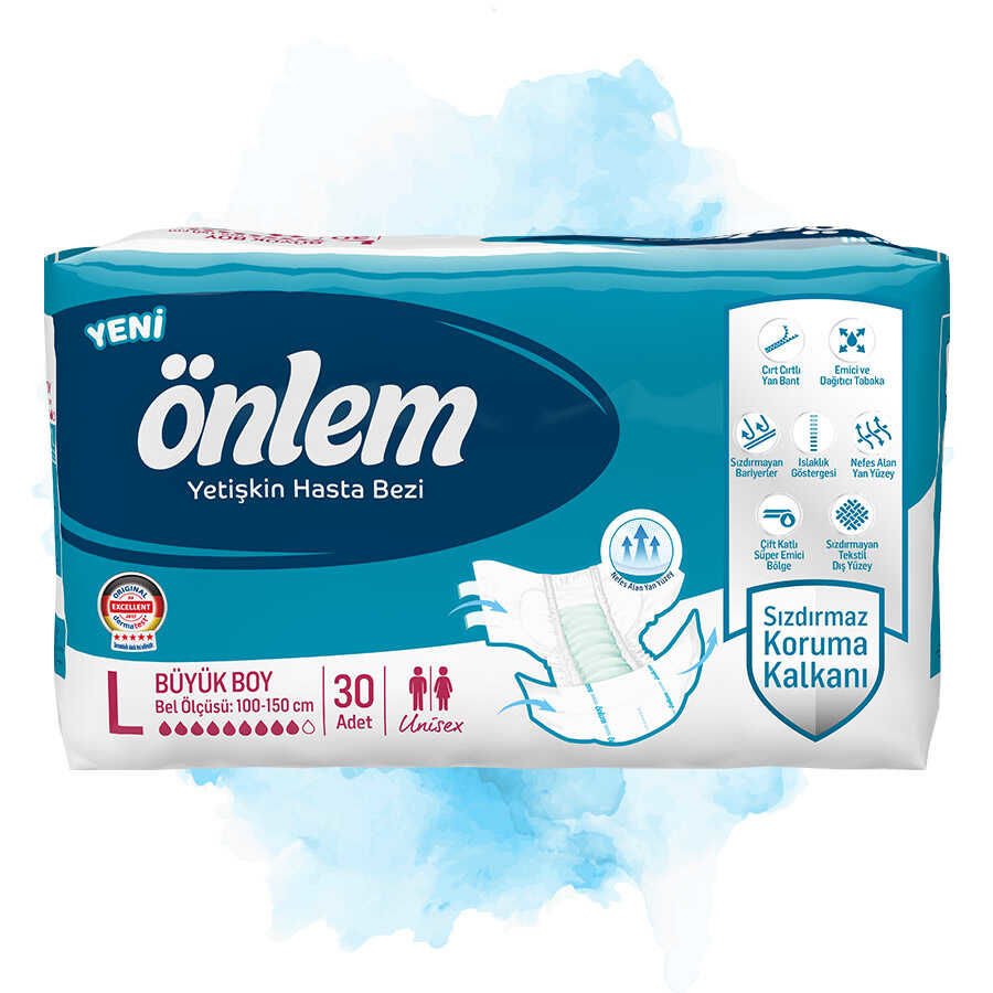 Önlem Yetişkin Hasta Bezi Large 30 Adet