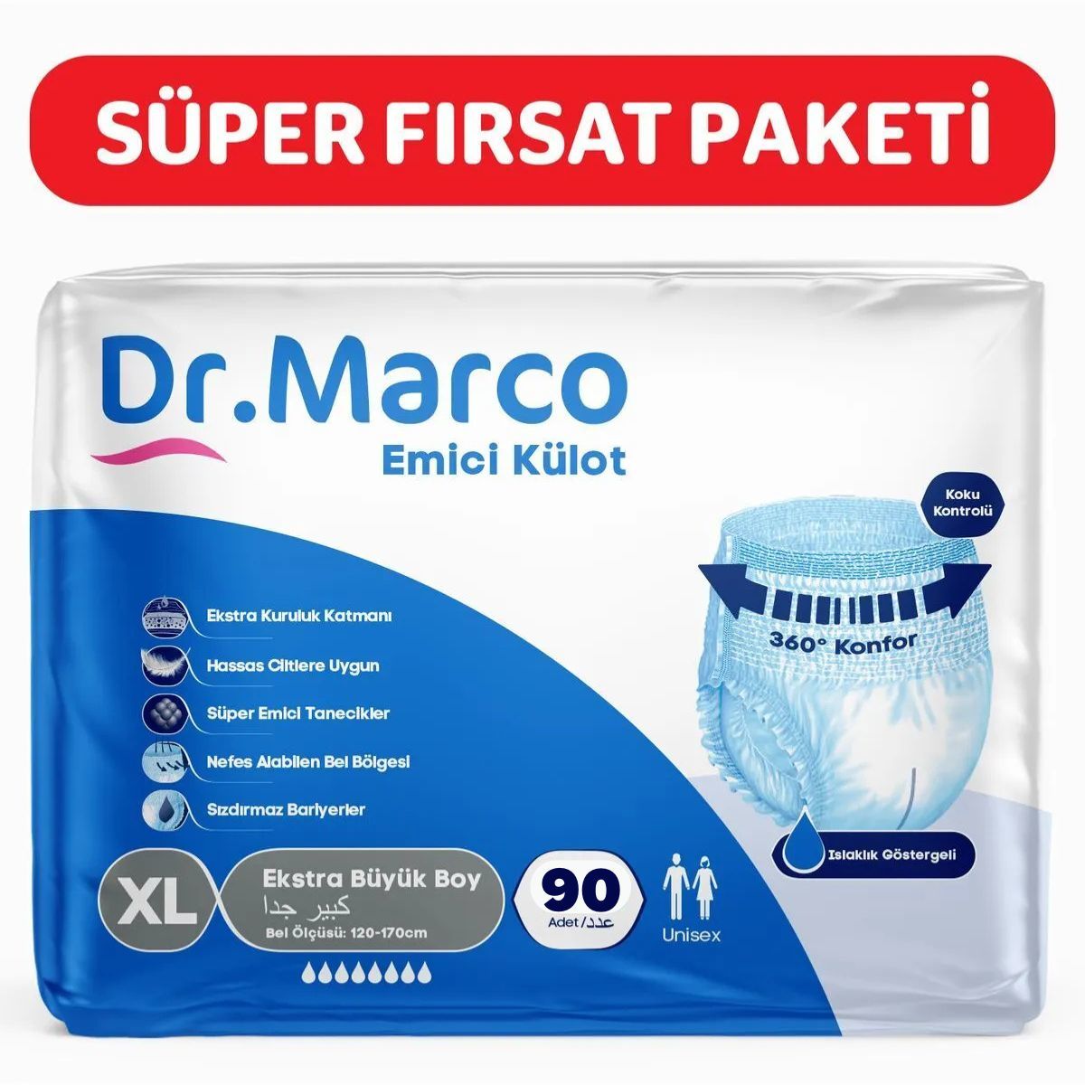 Dr. Marco Emici Külot XLarge 90 Adet