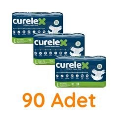 Curelex Yetişkin Hasta Bezi L 90 Adet