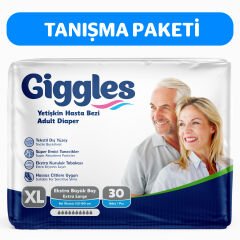Giggles Yetişkin Hasta Bezi XLarge 30 Adet