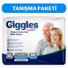 Giggles Yetişkin Hasta Bezi XLarge 30 Adet