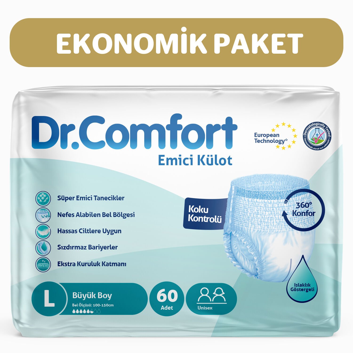 Dr Comfort Emici Külot Large 60 Adet