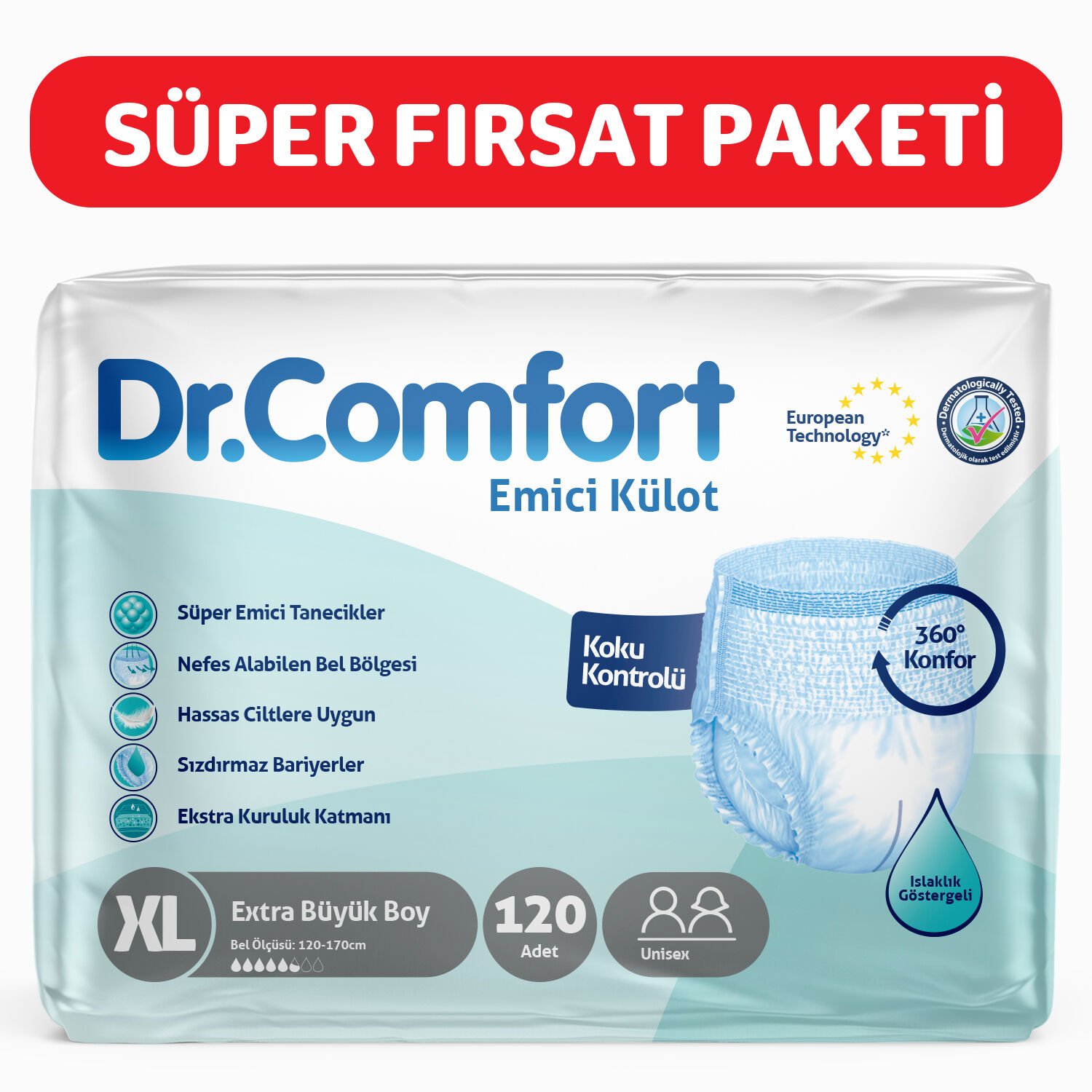 Dr Comfort Emici Külot XLarge 120 Adet