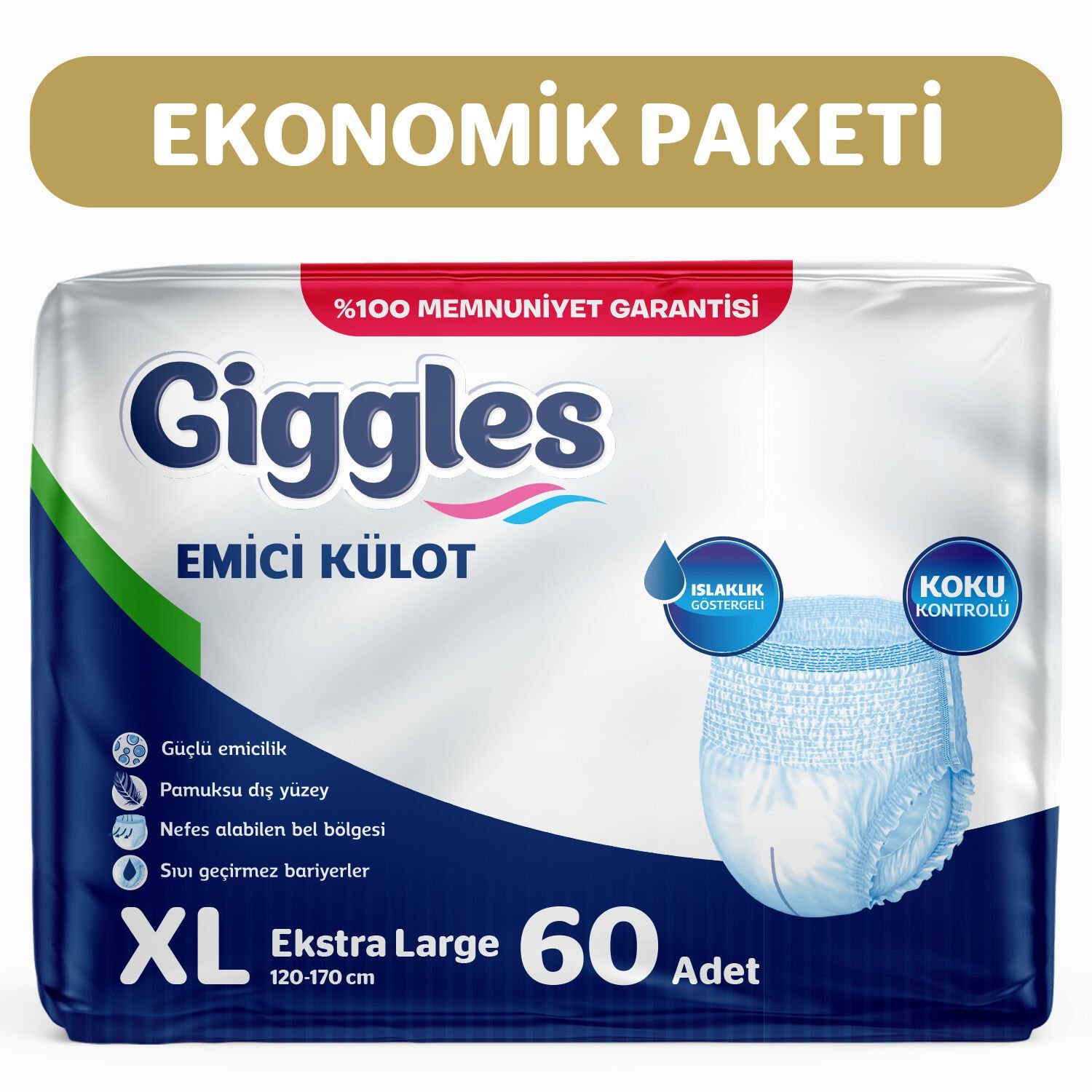 Giggles Emici Külot XLarge 60 Adet