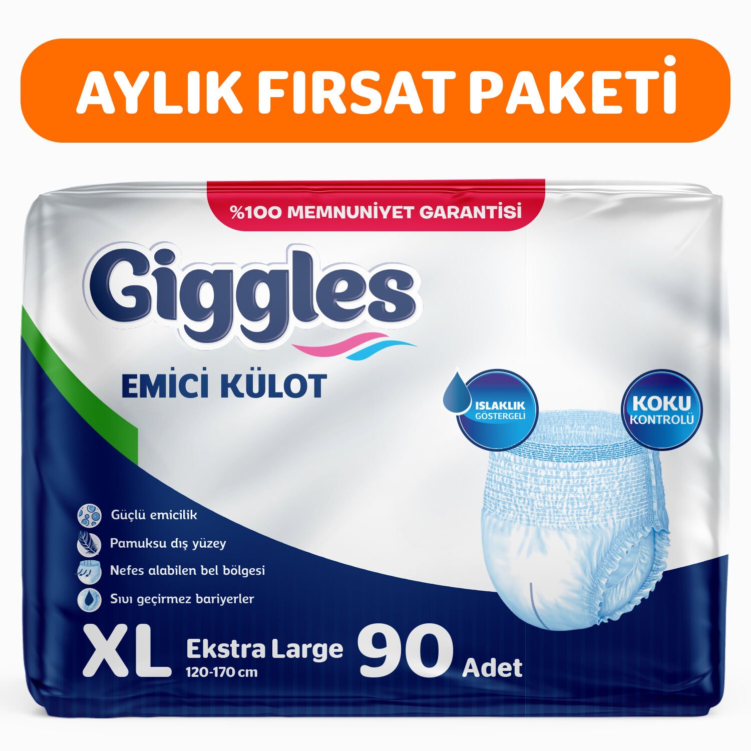 Giggles Emici Külot XLarge 90 Adet