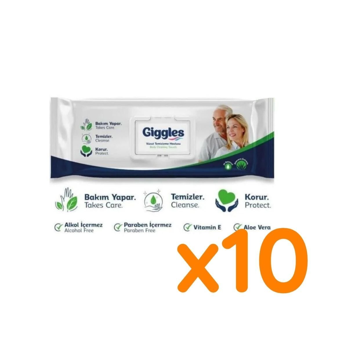 Giggles Perine Bölgesi Temizleme Mendili 600 Yaprak