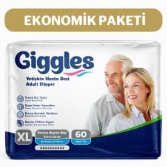 Giggles Yetişkin Hasta Bezi XLarge 60 Adet