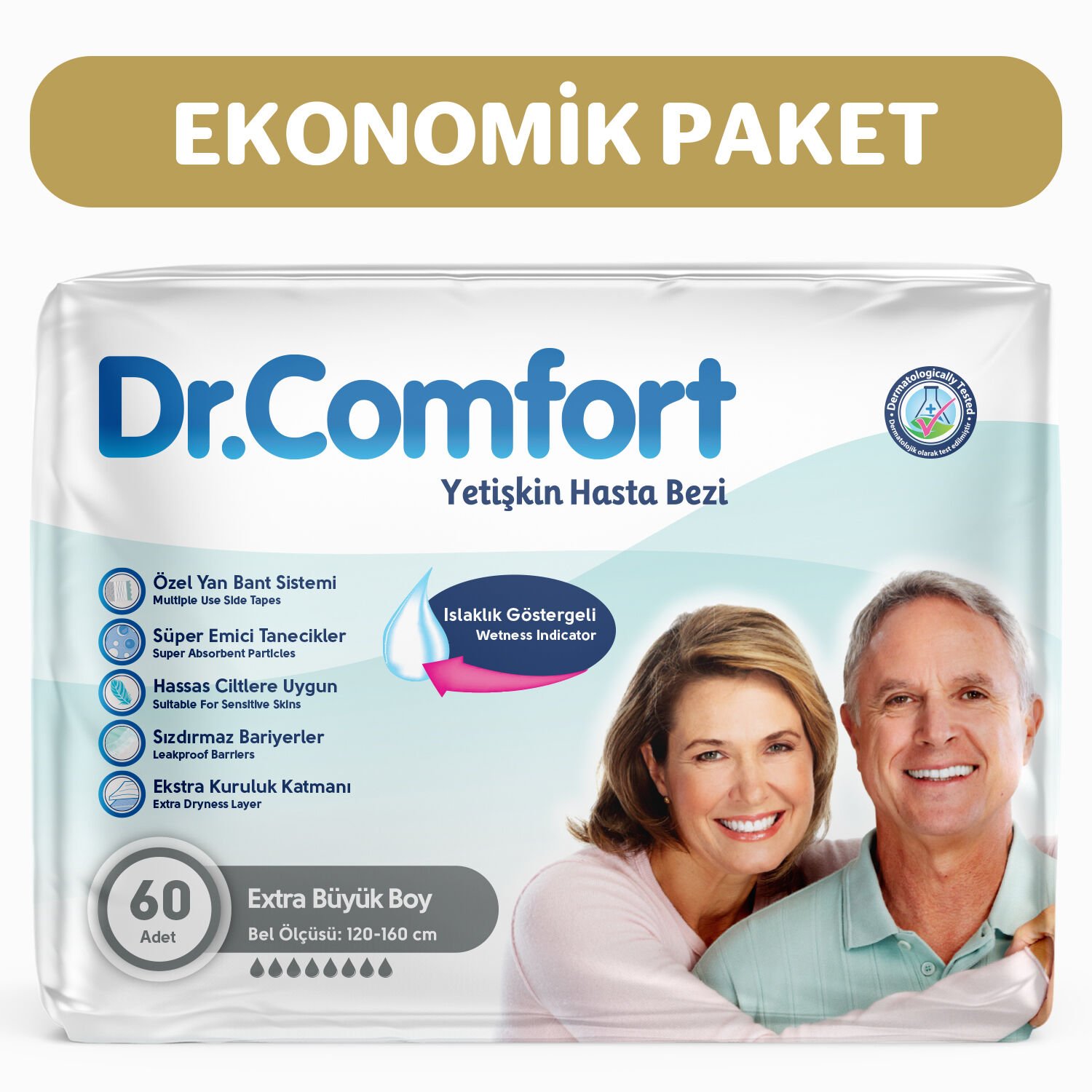 Dr Comfort Yetişkin Hasta Bezi XLarge 60 Adet