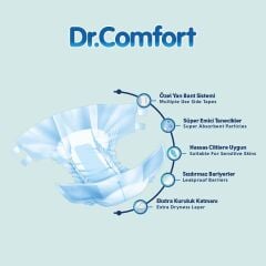 Dr Comfort Yetişkin Hasta Bezi Large 90 Adet