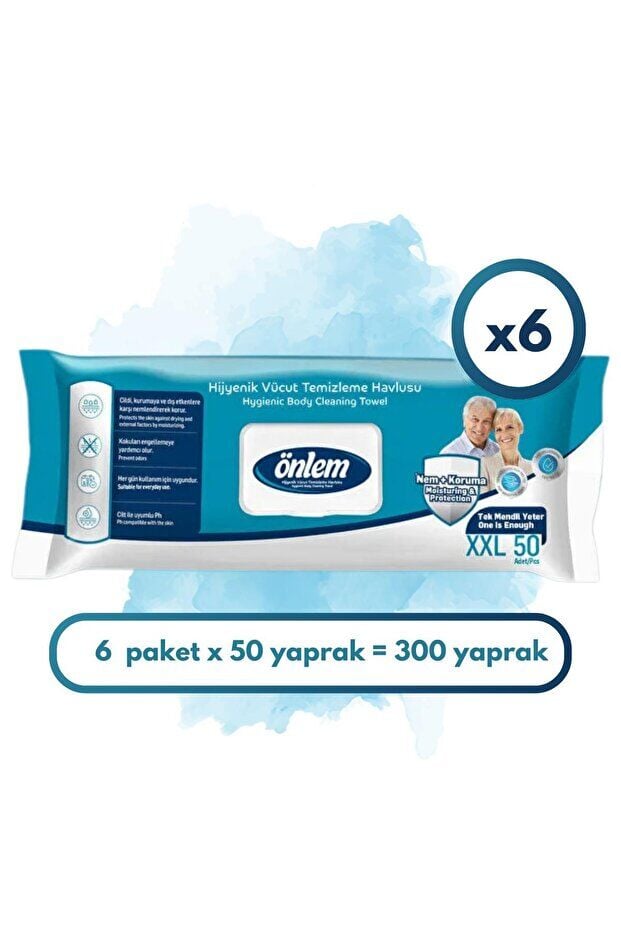 Önlem Hijyenik Vücut Temizleme Havlusu XXL 50x12(Kopya)