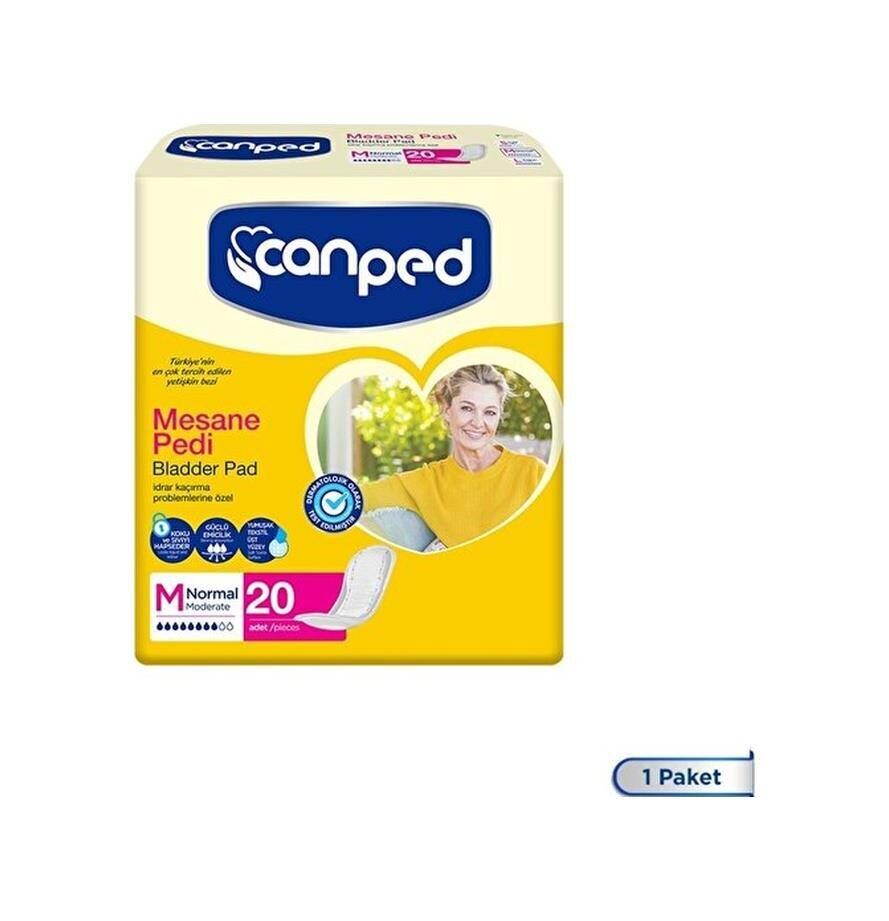 Canped Mesane Pedi Normal Emici Medium Beden 20 Adet - 8 Damla