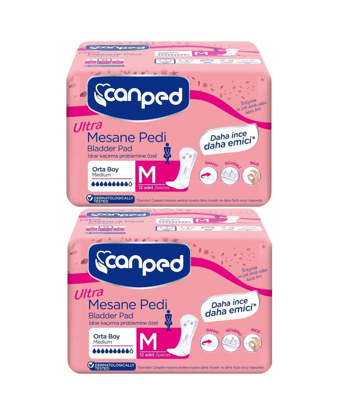 Canped Ultra Mesane Pedi Medium 24 Adet - 9 Damla
