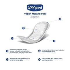 Canped Mesane Pedi Yoğun Large Beden 120 Adet