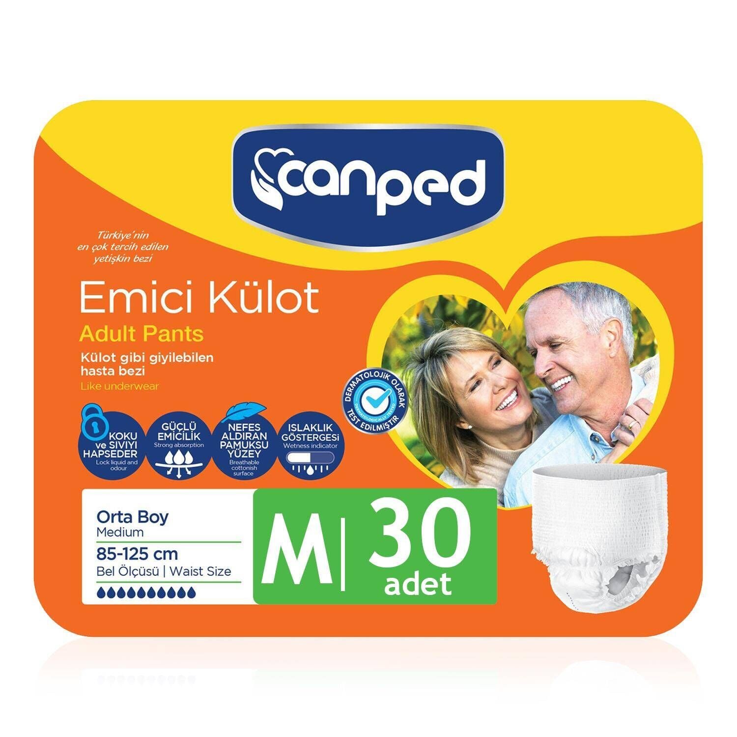Canped Emici Külot Medium 30 Adet