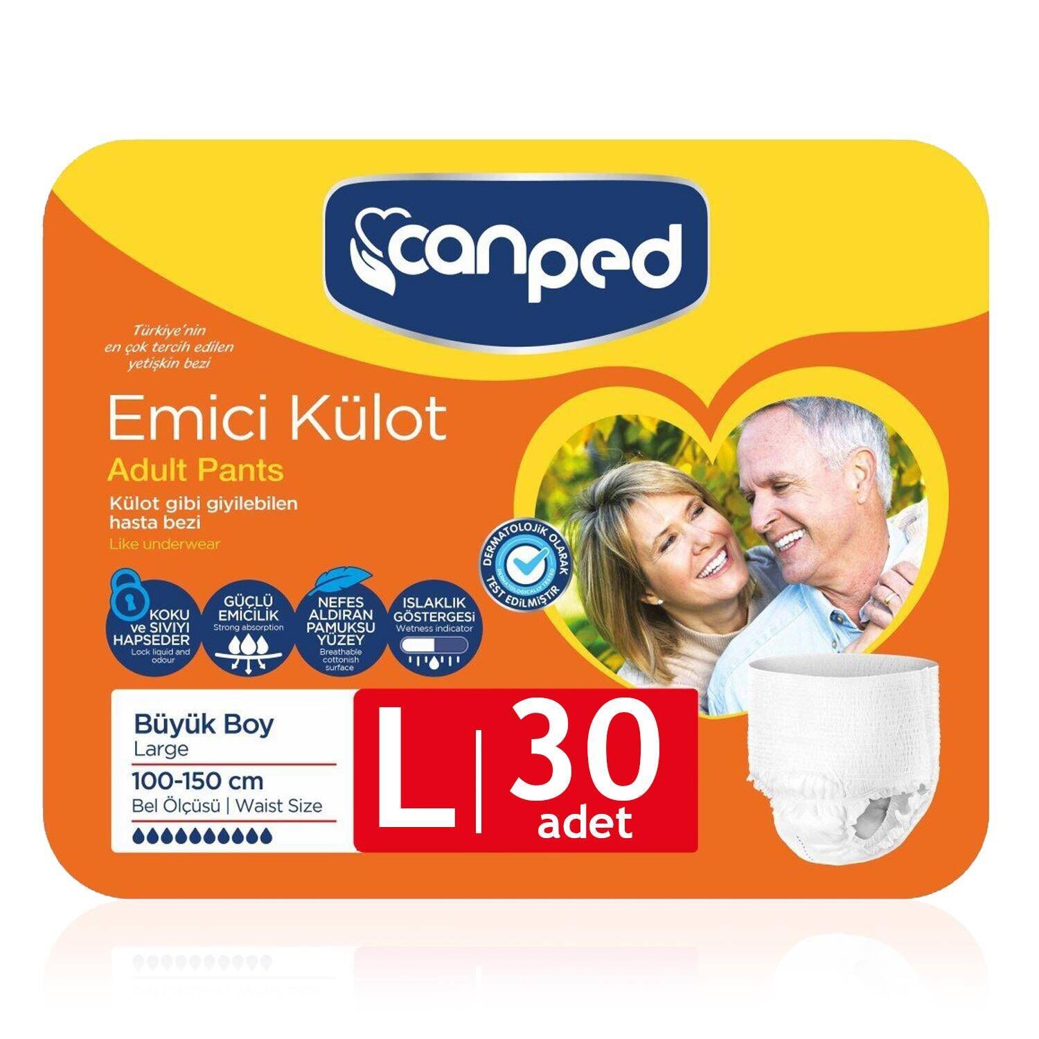 Canped Emici Külot Large 30 Adet