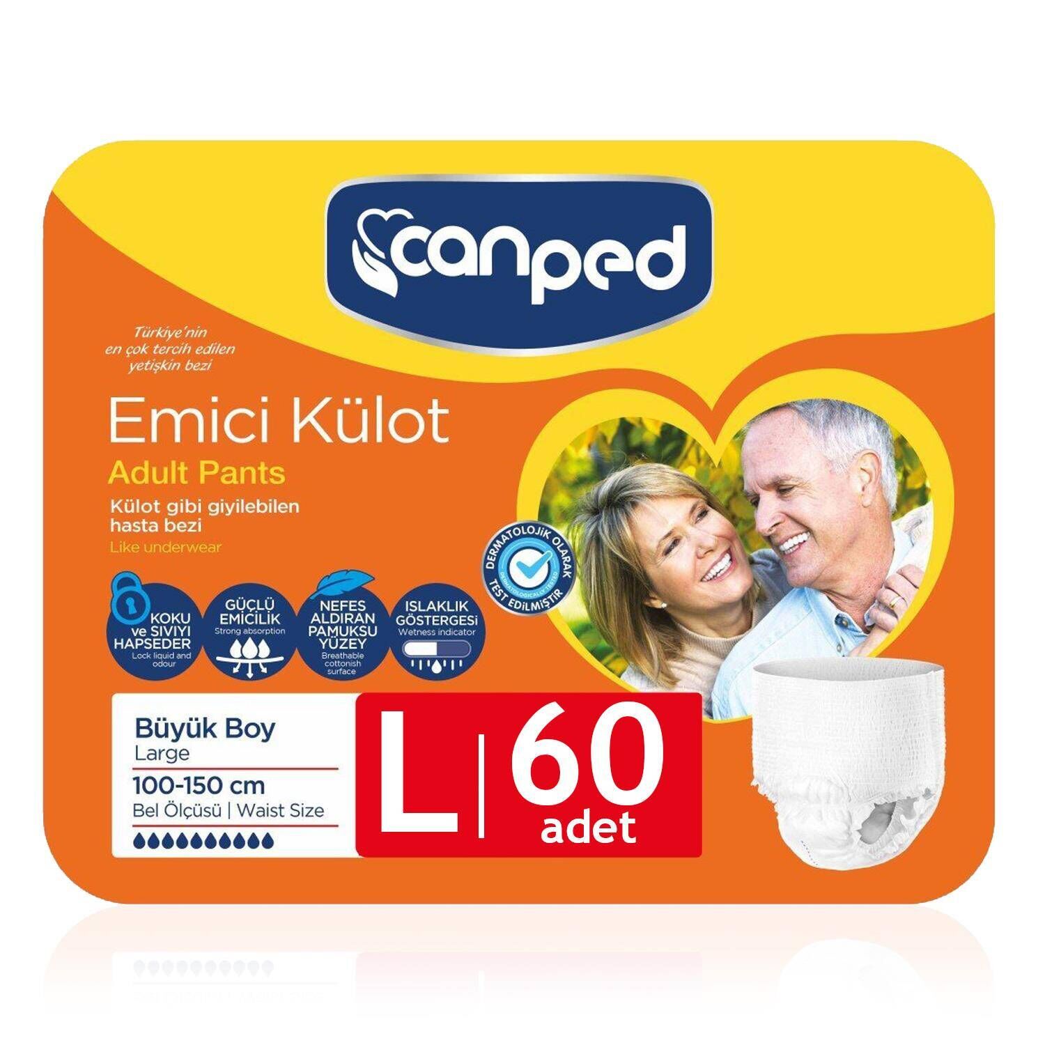 Canped Emici Külot Large 60 Adet