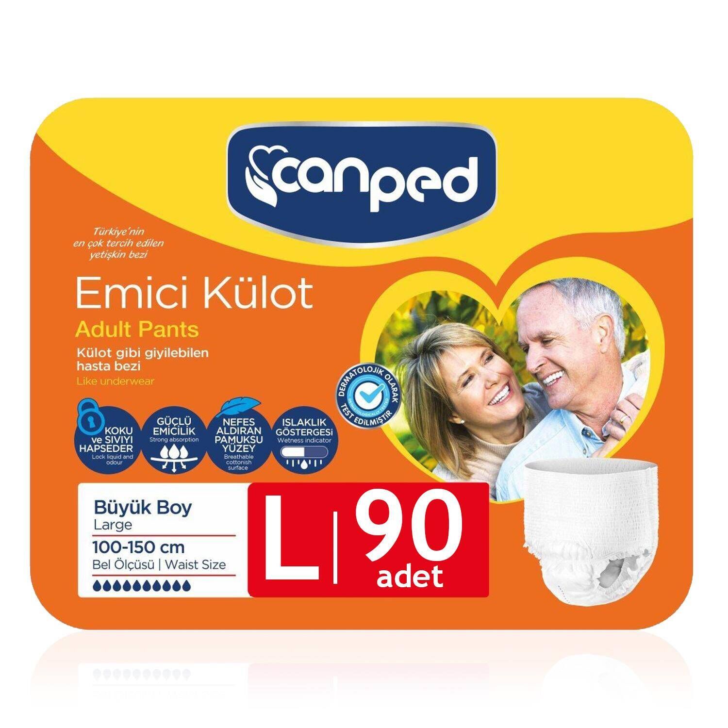 Canped Emici Külot Large 90 Adet