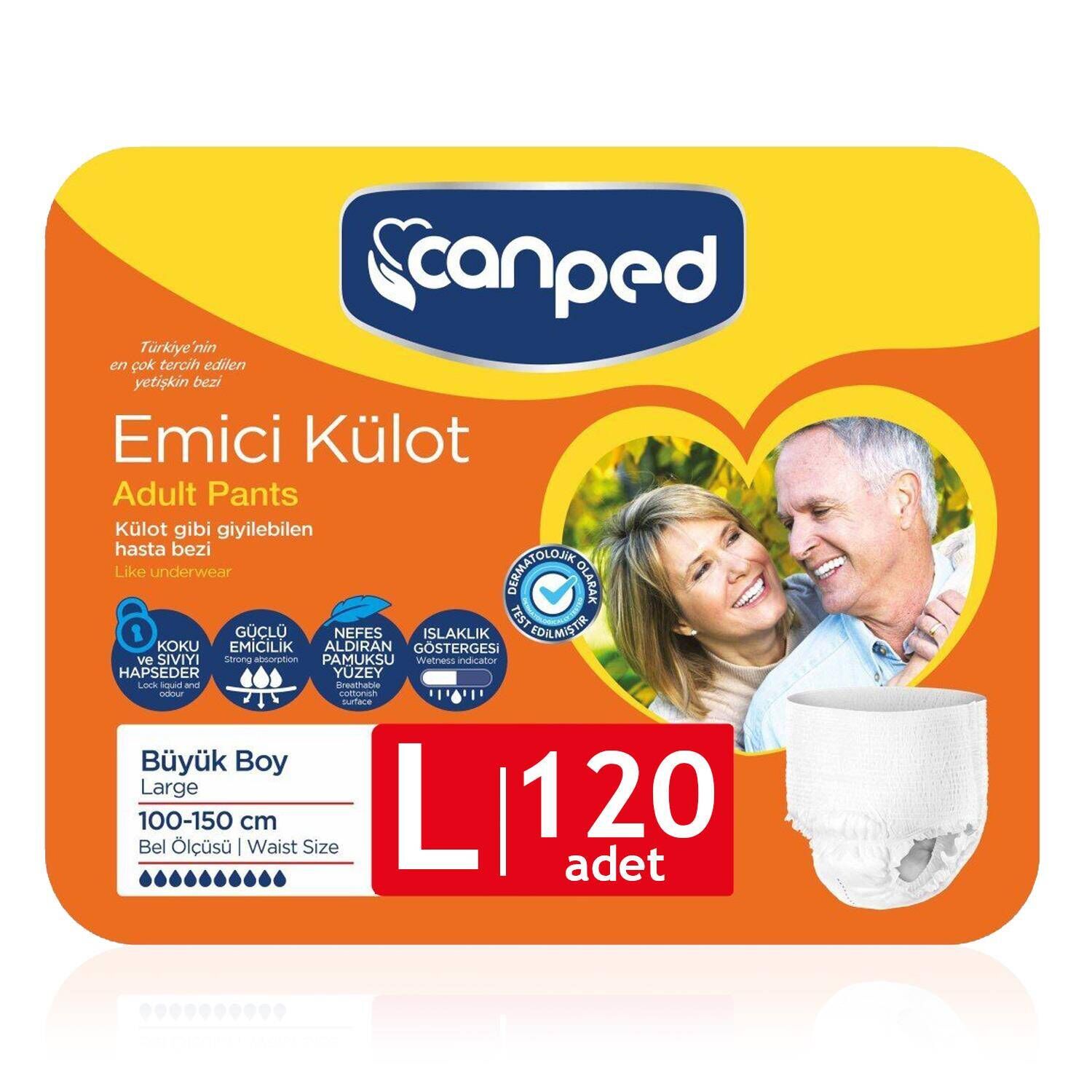 Canped Emici Külot Large 120 Adet