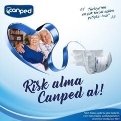 Canped Belbantlı Tekstil Yüzey Hasta Bezi Small 120 Adet