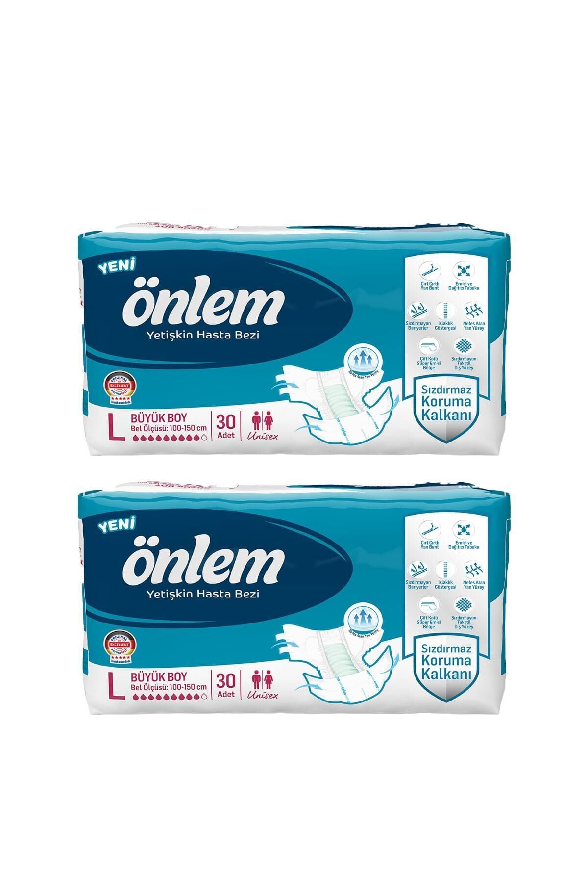 Önlem Yetişkin Hasta Bezi Large 60 Adet