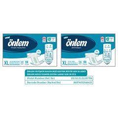 Önlem Yetişkin Hasta Bezi XLarge 60 Adet