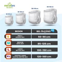 Freshlife Belbantlı Hasta Bezi Large 30 Adet