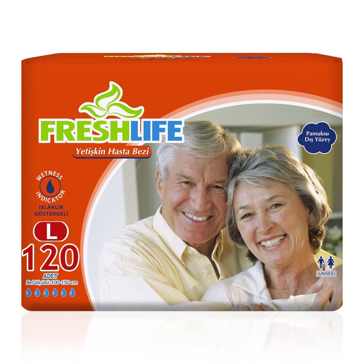 Freshlife Belbantlı Hasta Bezi Large 120 Adet