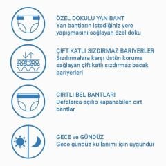 Jender Bel Bantlı Hasta Bezi Medium 60 Adet