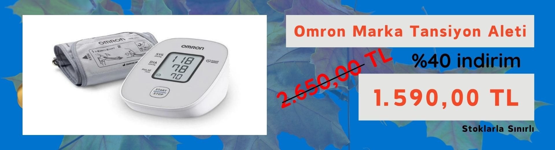 Omron Tanisyon Aleti % 40 İndirimli