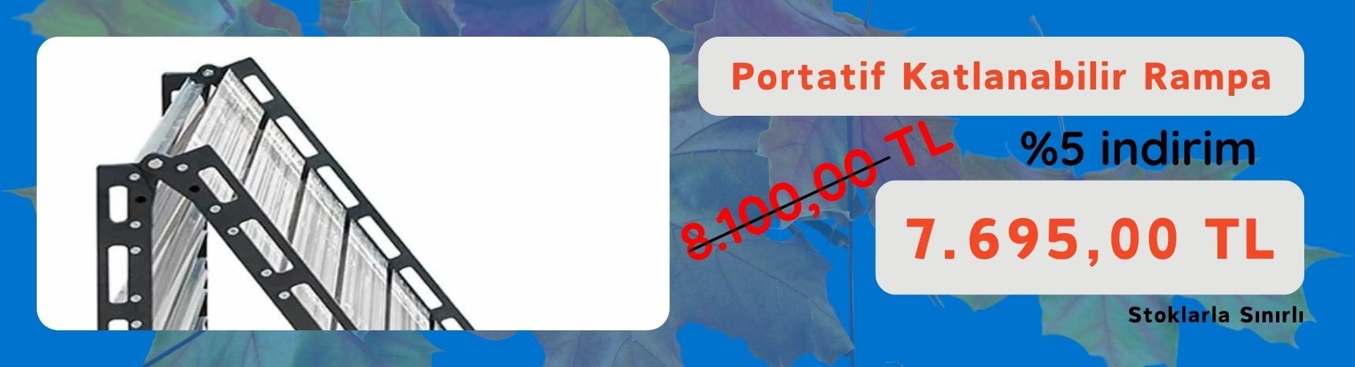 Portatif Katlanabilir Rampa
