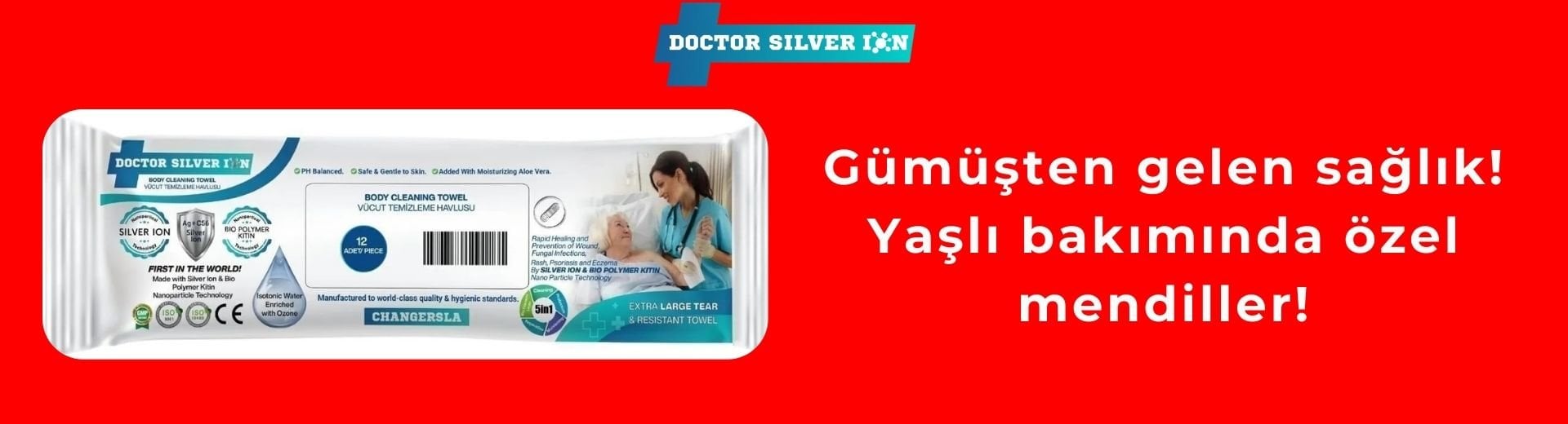 Doctor Silver İon Vücut Temizleme Havlusu
