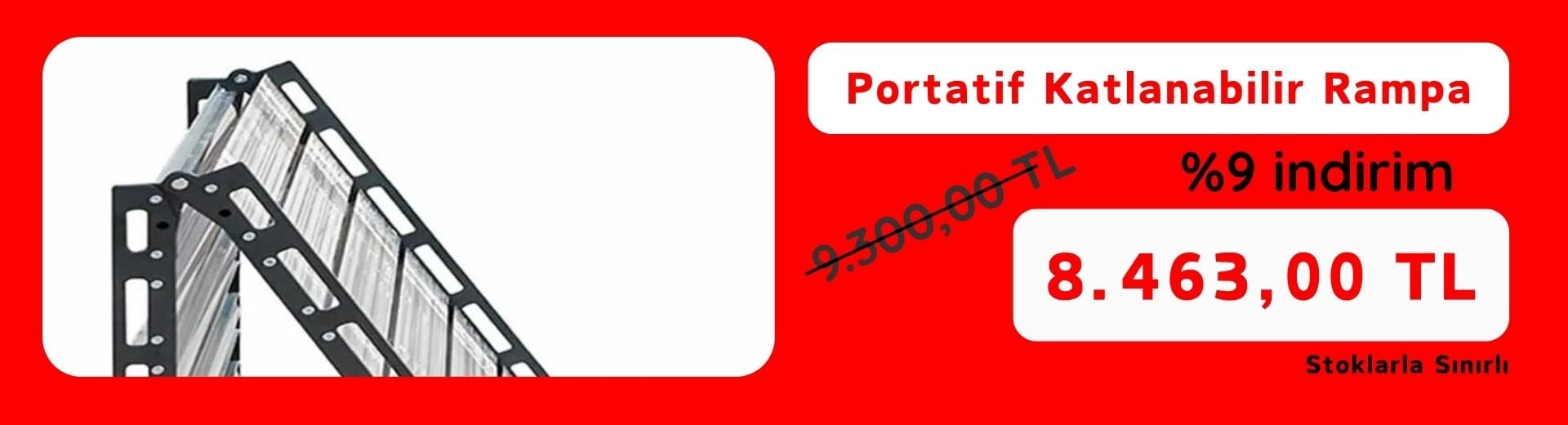 Dayanıklı Alüminyum Rampa