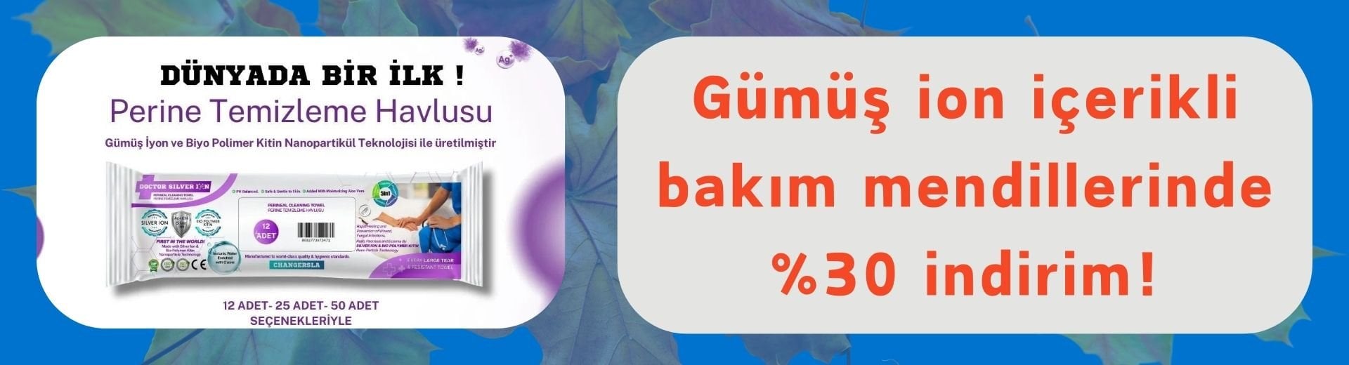 Gümüş İon İçerikli Mendiller